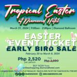 Tropical Easter Early Bird Ticket Sale