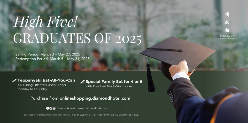 High Five to Graduates of 2025 at Yurakuen