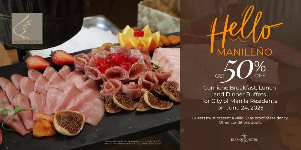 Hello Manileños! Get 50% Off on Buffets