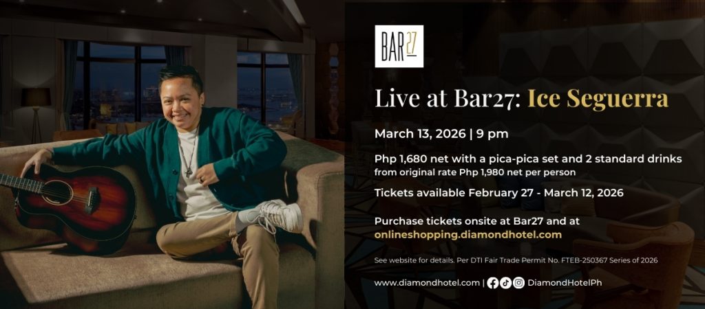 Flash Deal: Ice Seguerra Live at Bar27